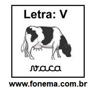 Alfabetização Com a Letra V width=