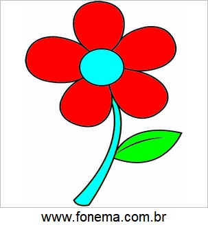 Imagem de Flor Para Alfabetização