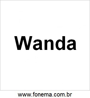 Imagem de Wanda Para Alfabetização