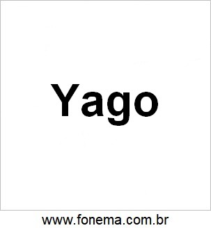 Imagem de Yago Para Alfabetização