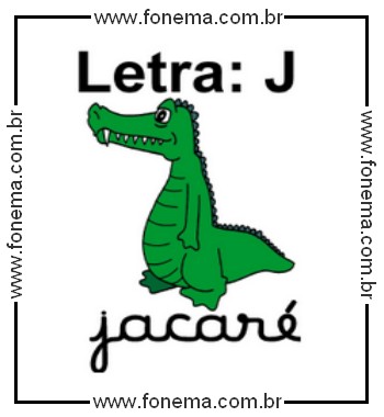 Letra J de Jacaré