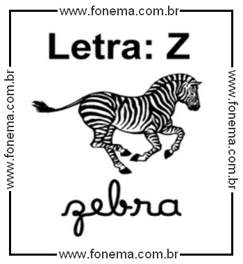 Letra Z de Zebra